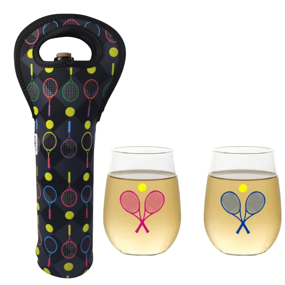 Tennis Wine Gift Set