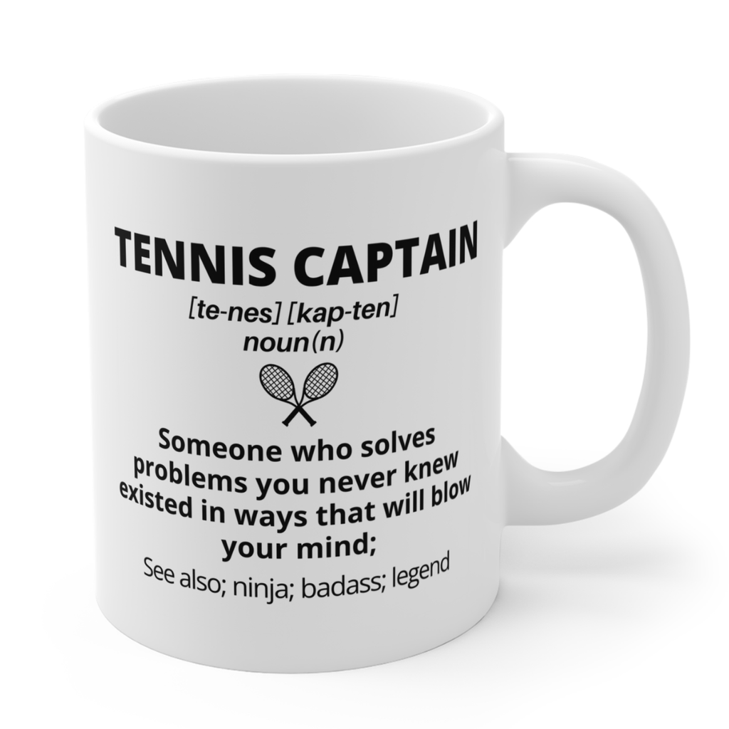 Tennis Captain Mug