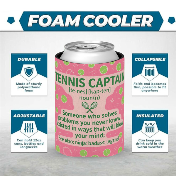Tennis Captain Can Holder