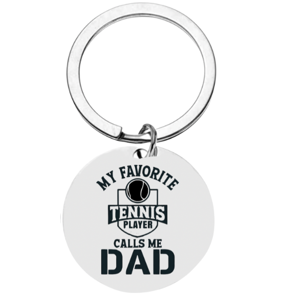 Tennis Keychain - Dad Keychain