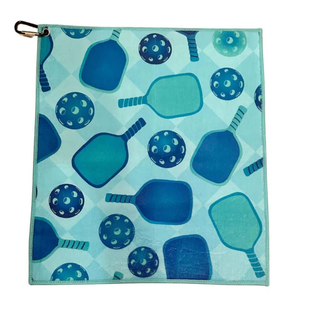 Teal Pickleball Towel
