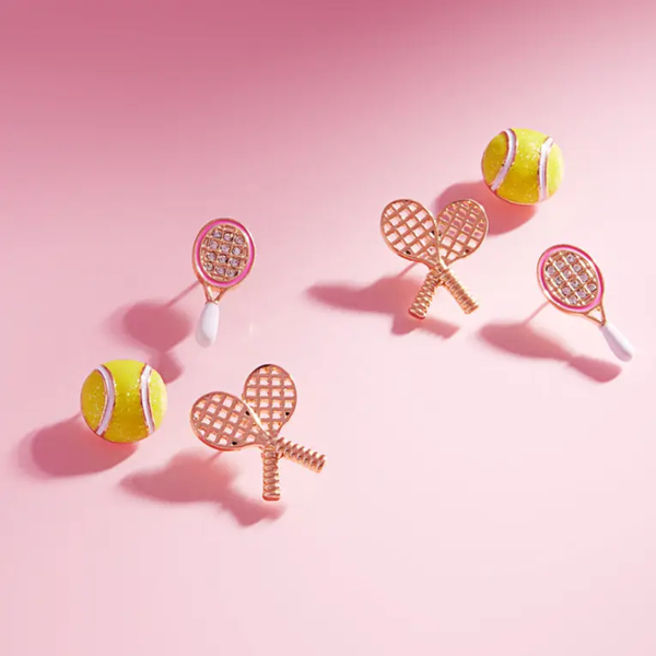 Tennis Trio Earring 3pc Set