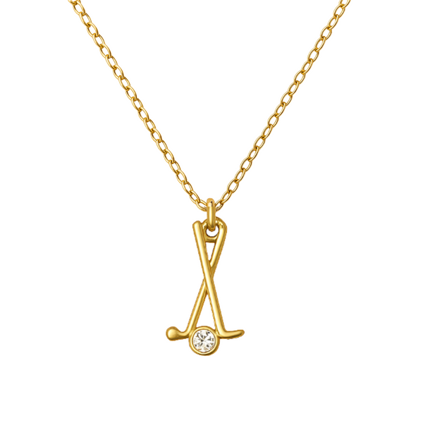 Golf Club Charm Necklace
