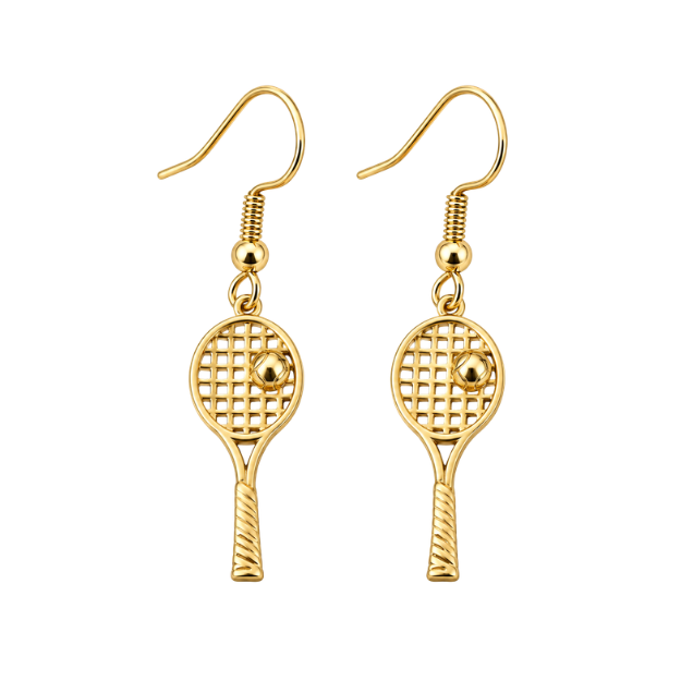 Tennis Racket Dangle Earrings