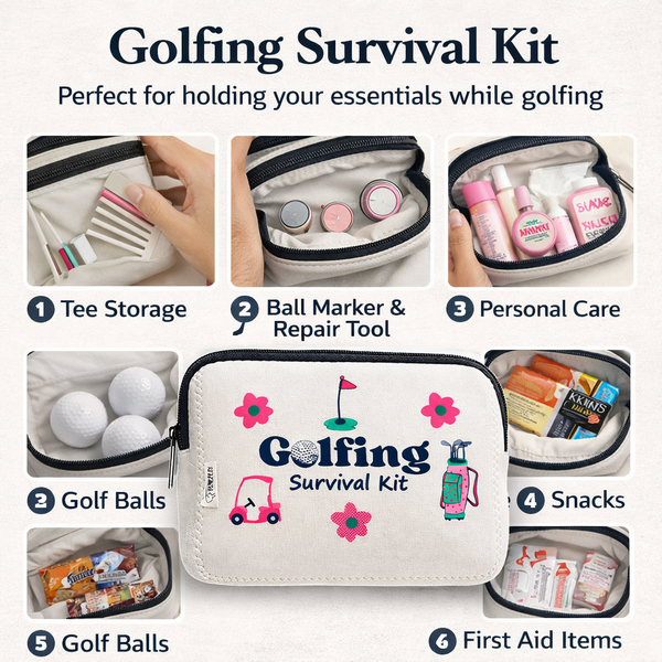 Golf Survival Cosmetic Bag