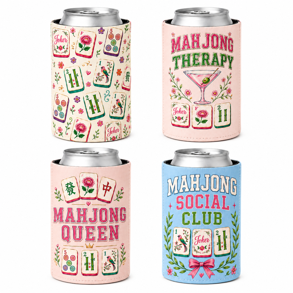 Mahjong Can Holder Set
