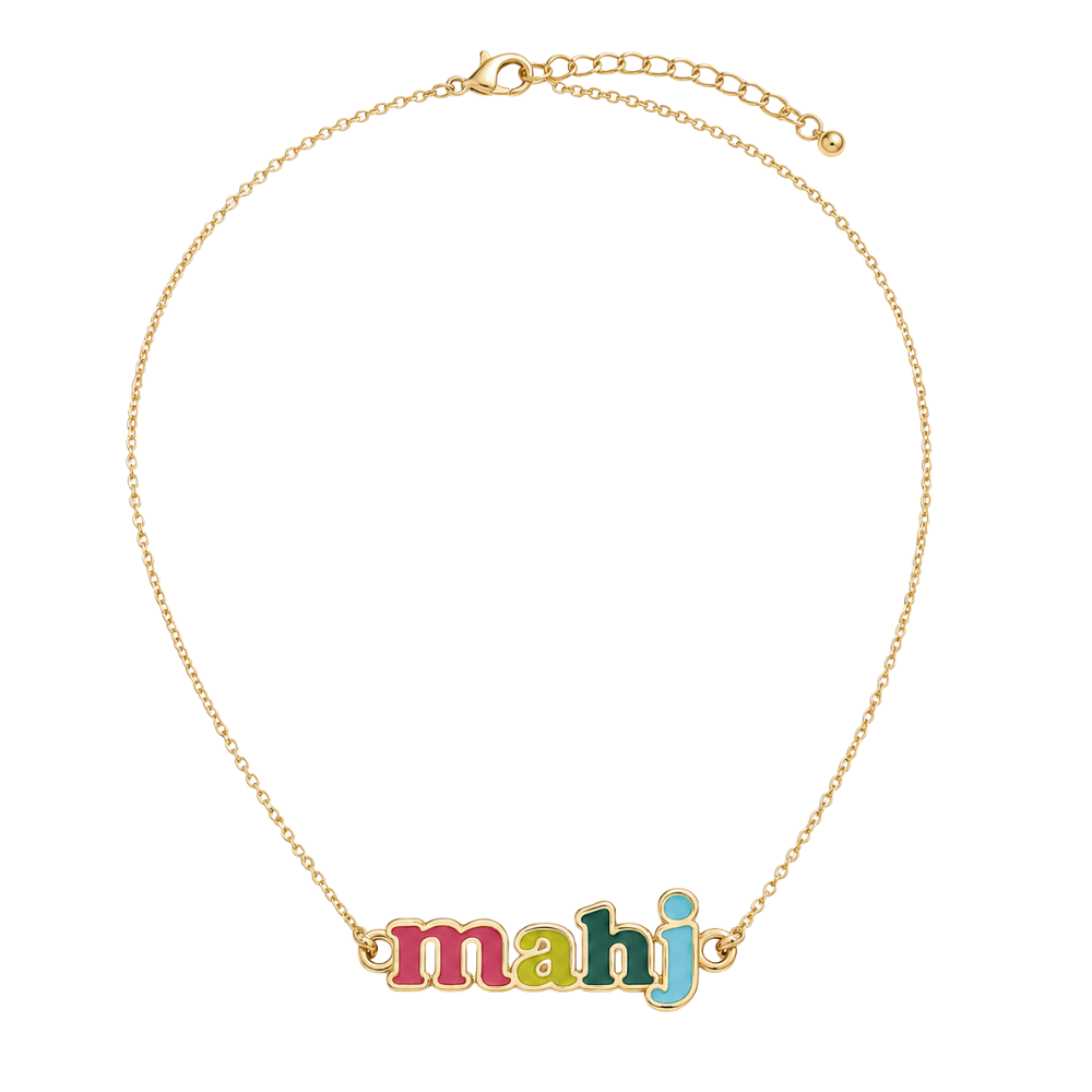 MAHJ Enamel Necklace