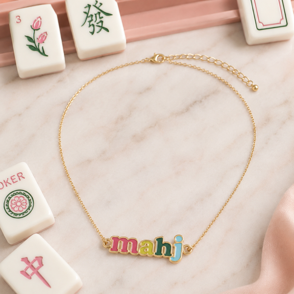 MAHJ Enamel Necklace