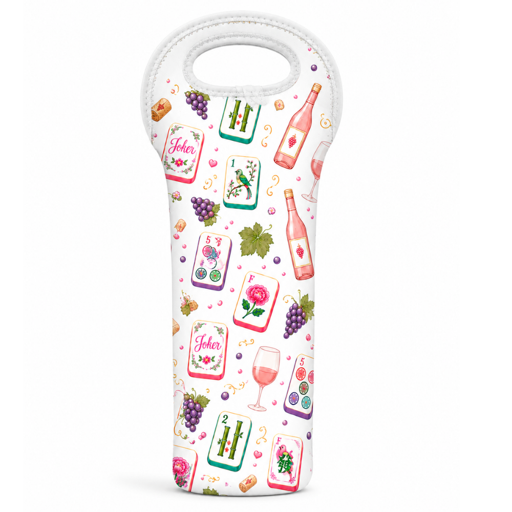Mahj Wine Bottle Tote Bag