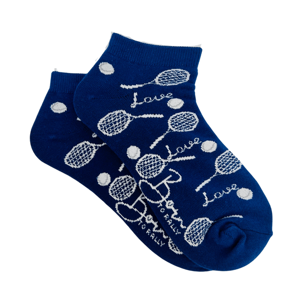 navy tennis socks