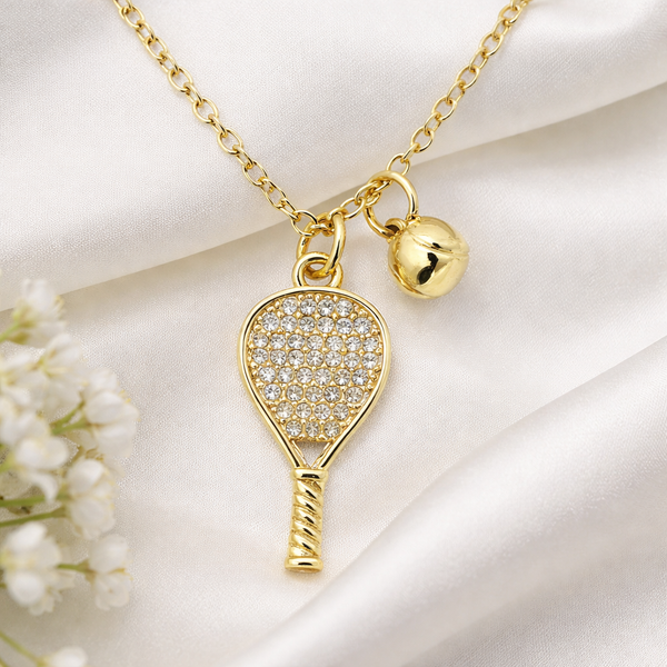 Padel Gold CZ Necklace