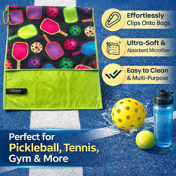 Live Love Pickleball Microfiber Towel