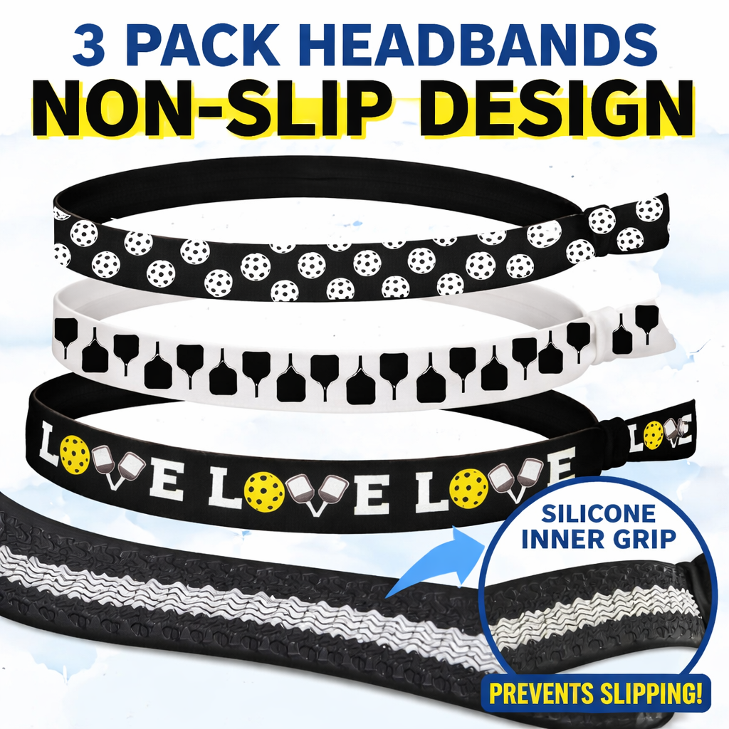 Pickleball Love Headbands - 3 Headbands Pack | Born to Rally