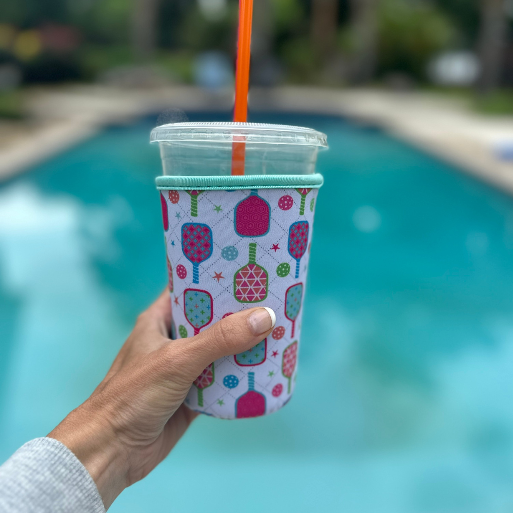 Born to Rally Pickleball Ice Coffee Sleeve