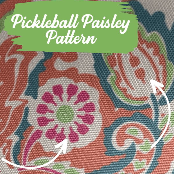 Pattern of Coral Pickleball Bag