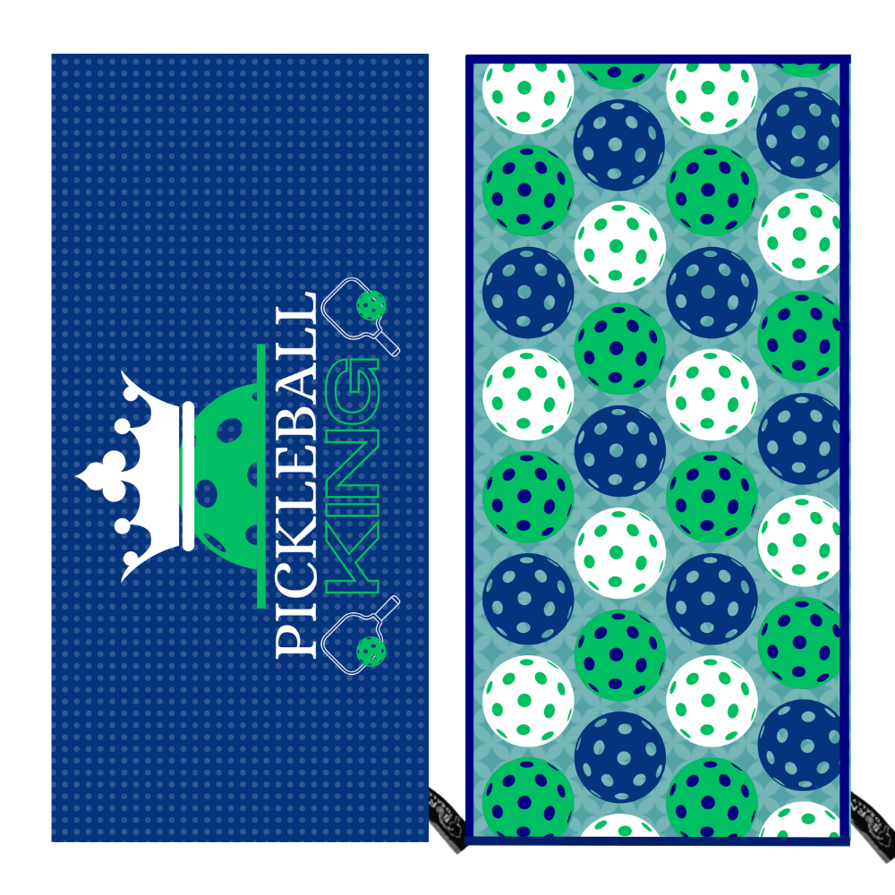 Pickleball King Double-Sided Microfiber Towel