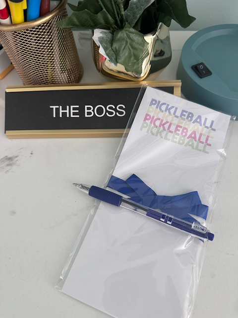 Pickleball Notepad