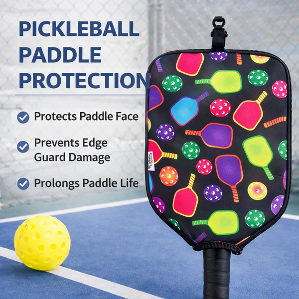 Pickleball Multiple Colored Paddle Cover
