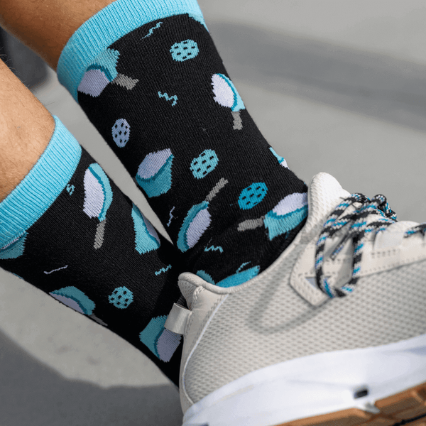 Bamboo Pickleball Socks - Blue Color