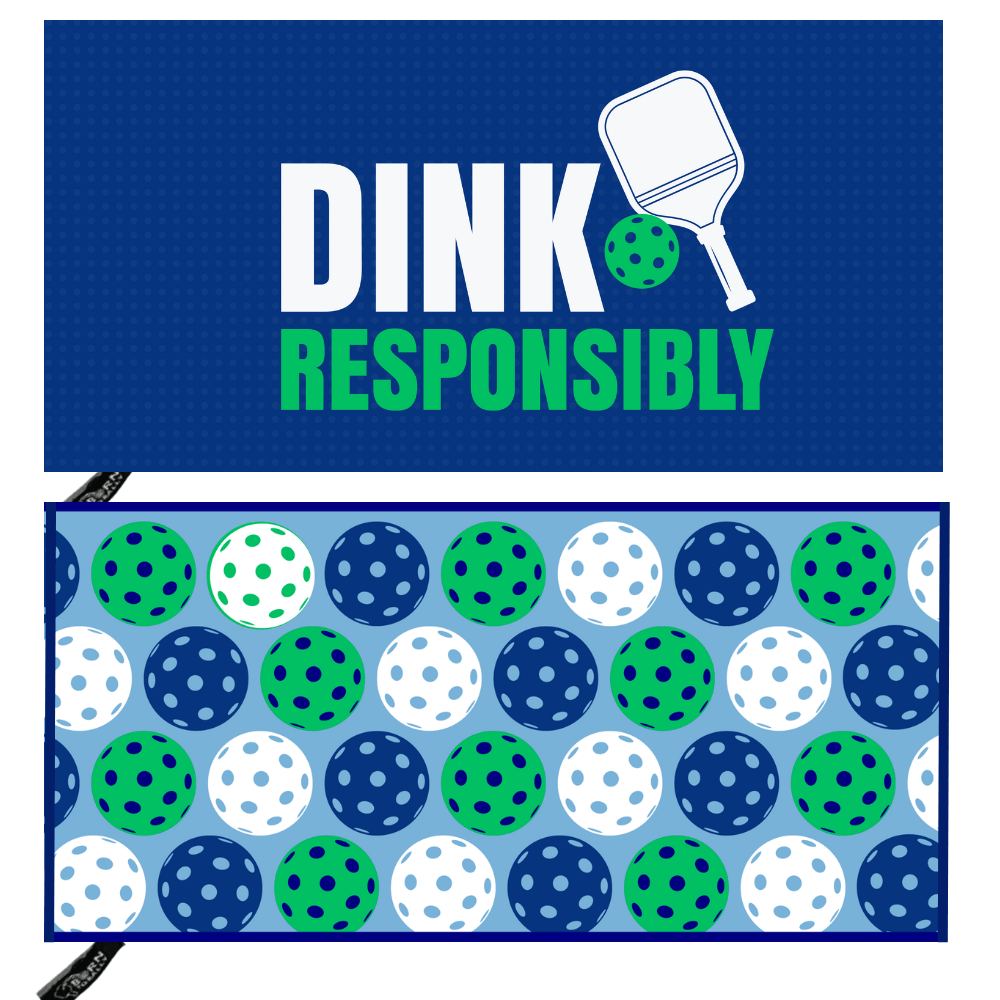 Dink Responsibly Double-Sided Microfiber Towel