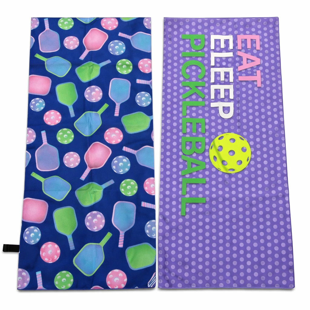 Eat Sleep Pickleball Microfiber Towel