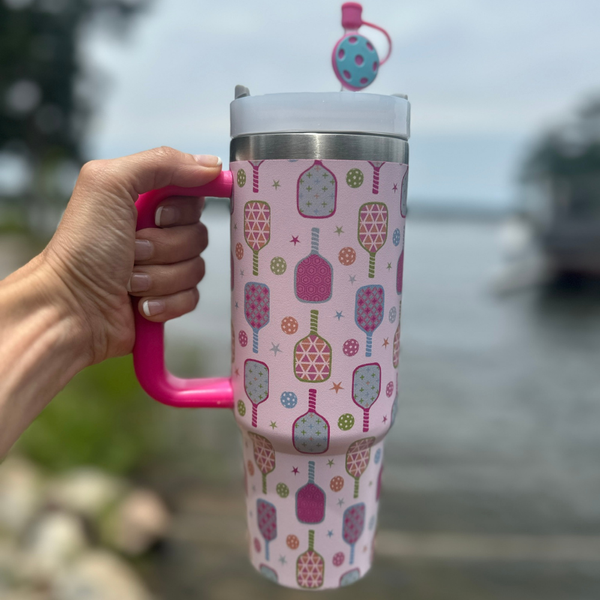Pickleball 30oz Tumbler- Stars
