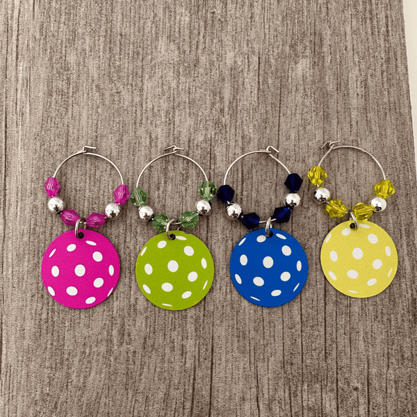 Pickleball Wine Stopper and Charms