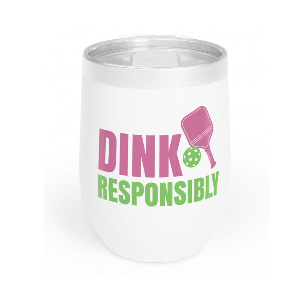 Born to Rally Pickleball Wine Tumbler - Thumbnail 2