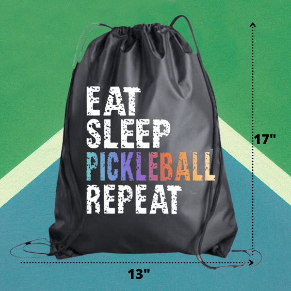 Pickleball Drawstring Bag