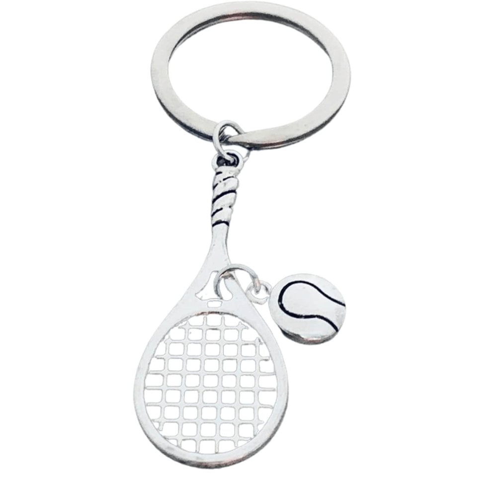 Tennis Racket Keychain - Satisfaction Guaranteed | Born to Rally