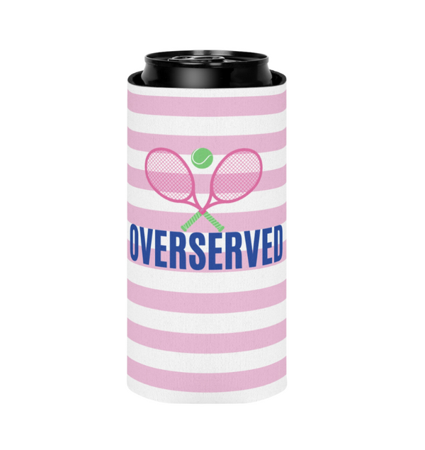 Tennis Slim Coozie - Can Holder Sleeve