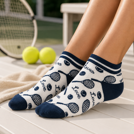 Tennis Navy Socks