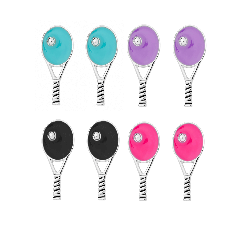 Tennis Racket Stud Earrings - Pick Color