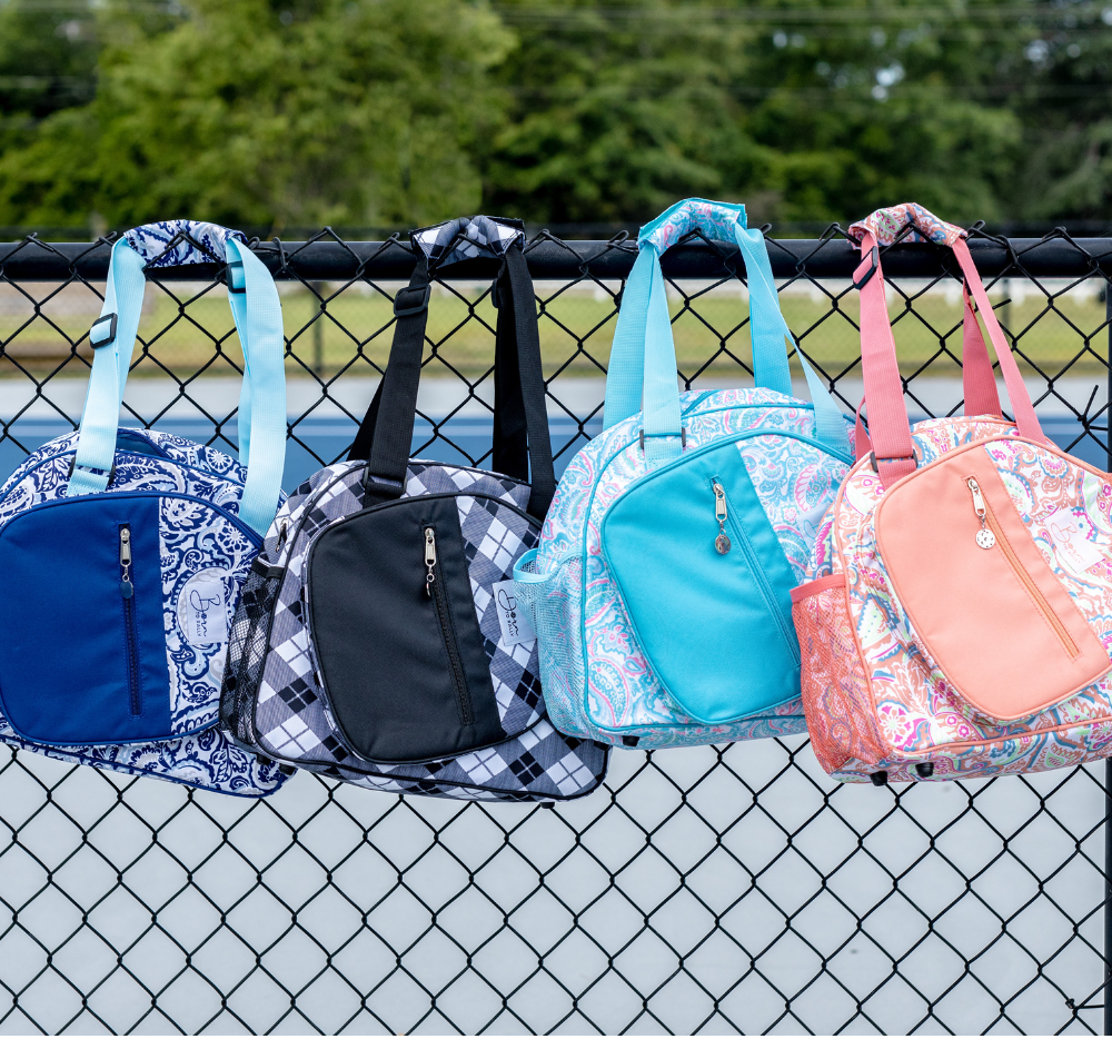 Pickleball Bag in Coral Color Unique Design Born to Rally