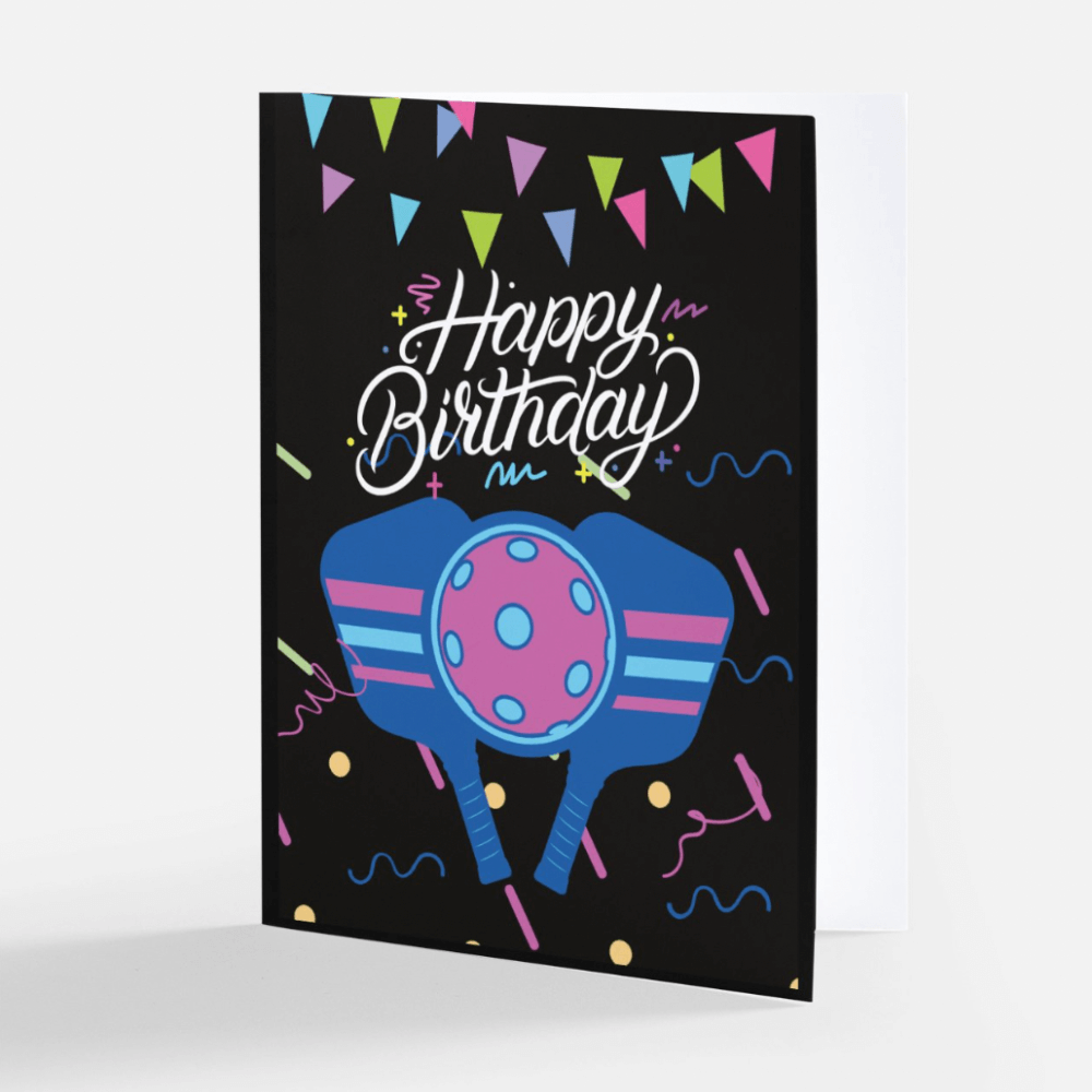 Pickleball Birthday Card