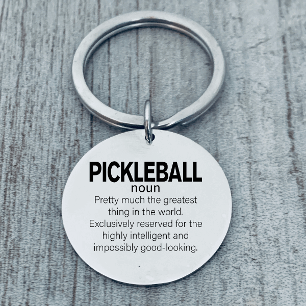 Pickleball keychain 2025
