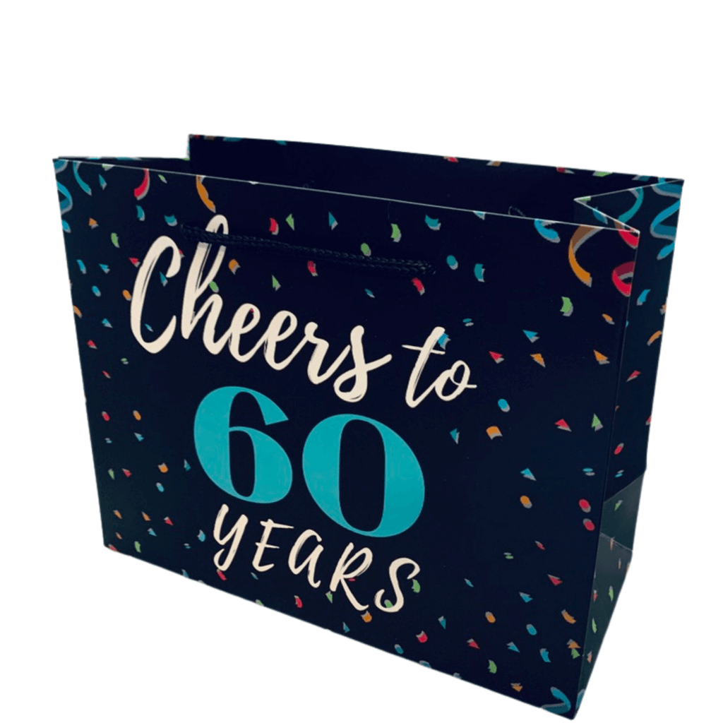 60th birthday gift bag
