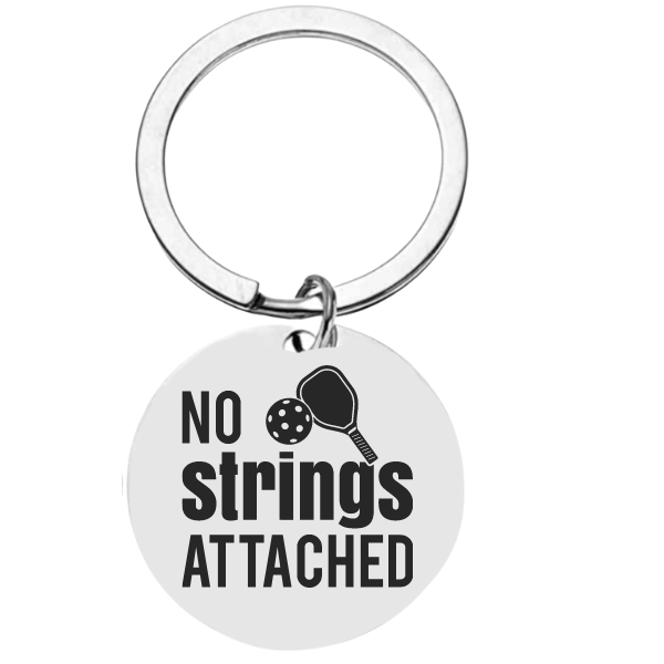 Pickleball Keychain - No Strings Attached
