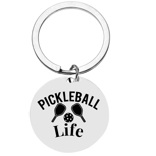 Pickleball Life Keychain