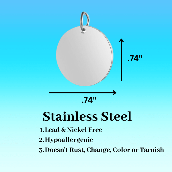 Pickleball Charm - Dimensions