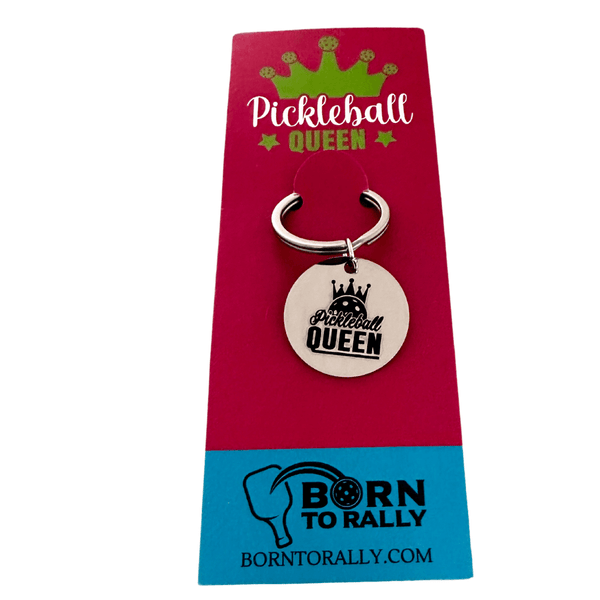 Pickleball Queen Keychain