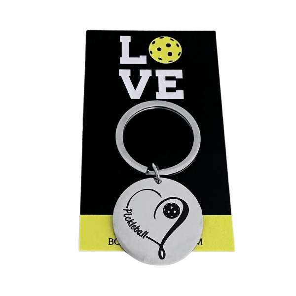 Love Pickleball Keychain